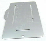GG A/C Heater Control Plate HVAC for Peterbilt Slider Style Stainless #68328