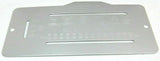 GG A/C Heater Control Plate HVAC for Peterbilt Slider Style Stainless #68328
