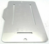 GG A/C Heater Control Plate HVAC for Peterbilt Slider Style Stainless #68328
