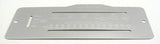 GG A/C Heater Control Plate HVAC for Peterbilt Slider Style Stainless #68328