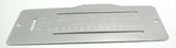 GG A/C Heater Control Plate HVAC for Peterbilt Slider Style Stainless #68328