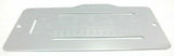 GG A/C Heater Control Plate HVAC for Peterbilt Slider Style Stainless #68328
