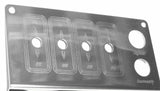 Control Panel for Peterbilt Lighter Tractor/Trailer 4 Switch Stainless GG#68331