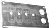 Control Panel for Peterbilt Lighter Tractor/Trailer 4 Switch Stainless GG#68331