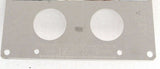 Control Panel for Peterbilt Lighter Tractor/Trailer 4 Switch Stainless GG#68331