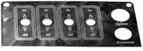 Control Panel for Peterbilt Lighter Tractor/Trailer 4 Switch Stainless GG#68331