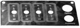 Control Panel for Peterbilt Lighter Tractor/Trailer 4 Switch Stainless GG#68331