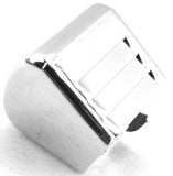 GG A/C Heater Control Slider Knob Universal Fit Chrome Plastic #68333 Each