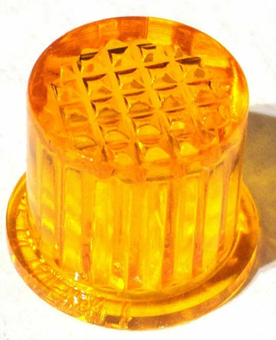 Grand General Dash Light Lens for Peterbilt Amber Plastic 5/8" O.D. #68362
