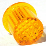 Grand General Dash Light Lens for Peterbilt Amber Plastic 5/8" O.D. #68362