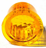 Grand General Dash Light Lens for Peterbilt Amber Plastic 5/8" O.D. #68362