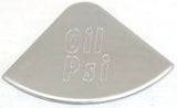 Gauge Emblem for Peterbilt Oil PSI Stainless Steel Block Letters GG#68431