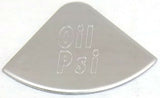Gauge Emblem for Peterbilt Oil PSI Stainless Steel Block Letters GG#68431