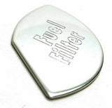 Gauge Emblem for 379 Peterbilt Fuel Filter Stainless Block Letters GG#68433