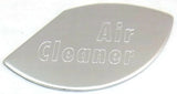 Gauge Emblem for Peterbilt Air Cleaner Block Letters Stainless GG#68437