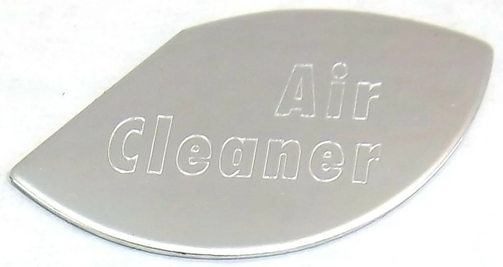 Gauge Emblem for Peterbilt Air Cleaner Block Letters Stainless GG#68437