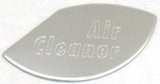 Gauge Emblem for Peterbilt Air Cleaner Block Letters Stainless GG#68437