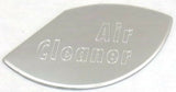 Gauge Emblem for Peterbilt Air Cleaner Block Letters Stainless GG#68437