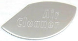 Gauge Emblem for Peterbilt Air Cleaner Block Letters Stainless GG#68437