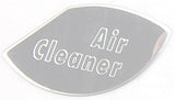 Gauge Emblem for Peterbilt Air Cleaner Block Letters Stainless GG#68437