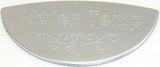 Gauge Emblem for Peterbilt Water Temp Stainless Block Letters GG#68442