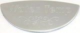 Gauge Emblem for Peterbilt Water Temp Stainless Block Letters GG#68442