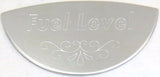Gauge Emblem for Peterbilt Fuel Level Stainless Block Letters GG#68443