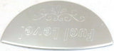 Gauge Emblem for Peterbilt Fuel Level Stainless Block Letters GG#68443