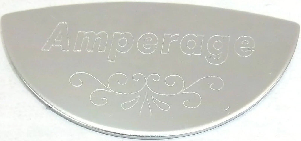 Gauge Emblem for 359/379 Peterbilt Amperage Stainless Block Letters GG#68445