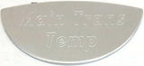 Gauge Emblem for Peterbilt Main Transmission Temperature Stainless GG#68446