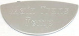 Gauge Emblem for Peterbilt Main Transmission Temperature Stainless GG#68446