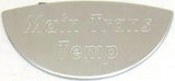 Gauge Emblem for Peterbilt Main Transmission Temperature Stainless GG#68446