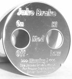 Fits Peterbilt Stainless Steel Jake Brake Set/Resume On/Off Block Letter GG68452