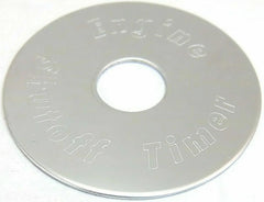 GG Switch Plate for Peterbilt Engine Shut Off Timer Stainless Steel #68453
