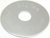 GG Switch Plate for Peterbilt Engine Shut Off Timer Stainless Steel #68453