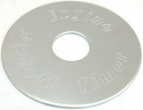 GG Switch Plate for Peterbilt Engine Shut Off Timer Stainless Steel #68453