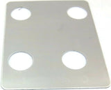 Switch Plate for Peterbilt Cruise Control 4 hole Stainless Steel GG#68454