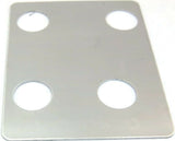 Switch Plate for Peterbilt Cruise Control 4 hole Stainless Steel GG#68454