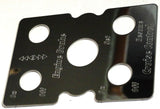 Switch Plate for Peterbilt Engine Brake & Cruise w/Light Stainless GG#68456