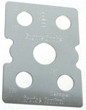 Switch Plate for Peterbilt Engine Brake & Cruise w/Light Stainless GG#68456