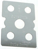 Switch Plate for Peterbilt Engine Brake & Cruise w/Light Stainless GG#68456