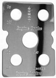 Switch Plate for Peterbilt Engine Brake & Cruise w/Light Stainless GG#68456
