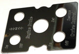 Switch Plate for Peterbilt Engine Brake & Cruise w/Light Stainless GG#68456