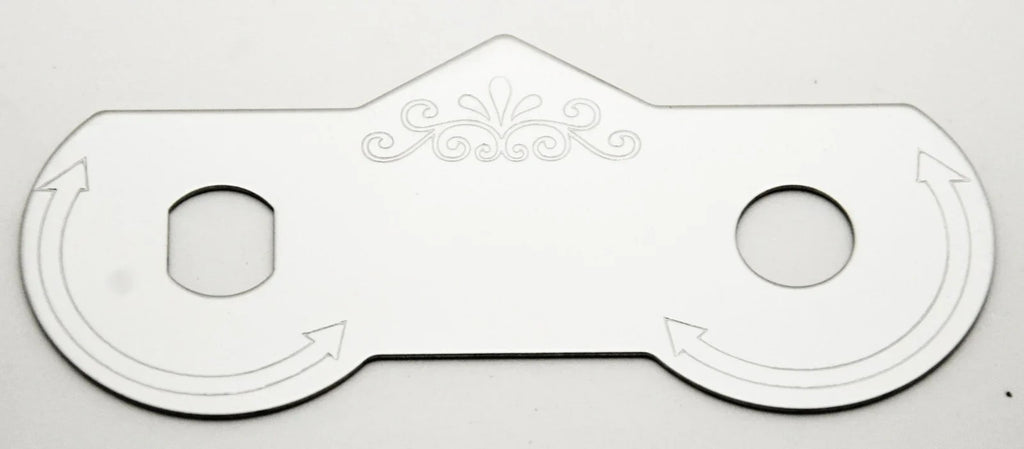 For 379 375 Peterbilt 2001-05 Stainless Steel Wiper Dimmer Switch Plate GG68458