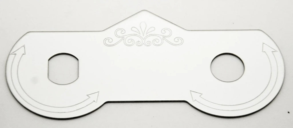 For 379 375 Peterbilt 2001-05 Stainless Steel Wiper Dimmer Switch Plate GG68458