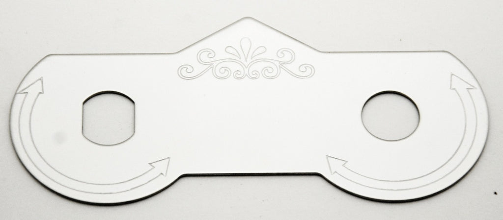For 379 375 Peterbilt 2001-05 Stainless Steel Wiper Dimmer Switch Plate GG68458