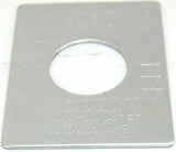 GG Switch Plate for Peterbilt Power Window Left Stainless Steel #68460