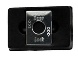 GG Switch Plate for Peterbilt Power Door Lock Stainless Steel #68462