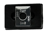 GG Switch Plate for Peterbilt Power Door Lock Stainless Steel #68462