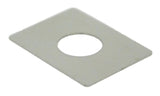 GG Switch Plate for Peterbilt Sleeper Door Lock Stainless Steel #68463